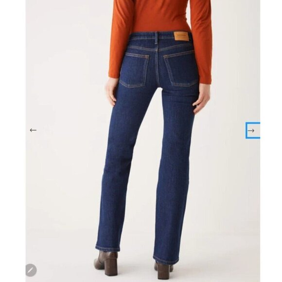 NWT FRANK & OAK The Joan Mid Rise Bootcut Fit Jeans 27 - Picture 3 of 11